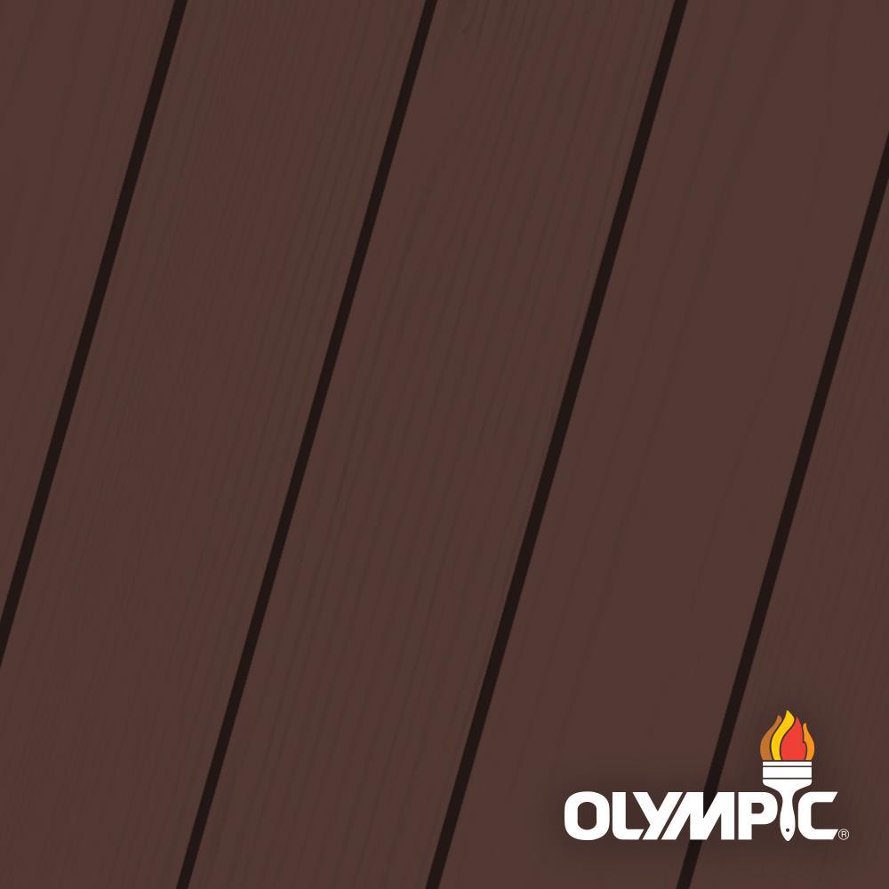 Olympic Maximum 5 gal. Mahogany Solid Color Exterior Stain and Sealant