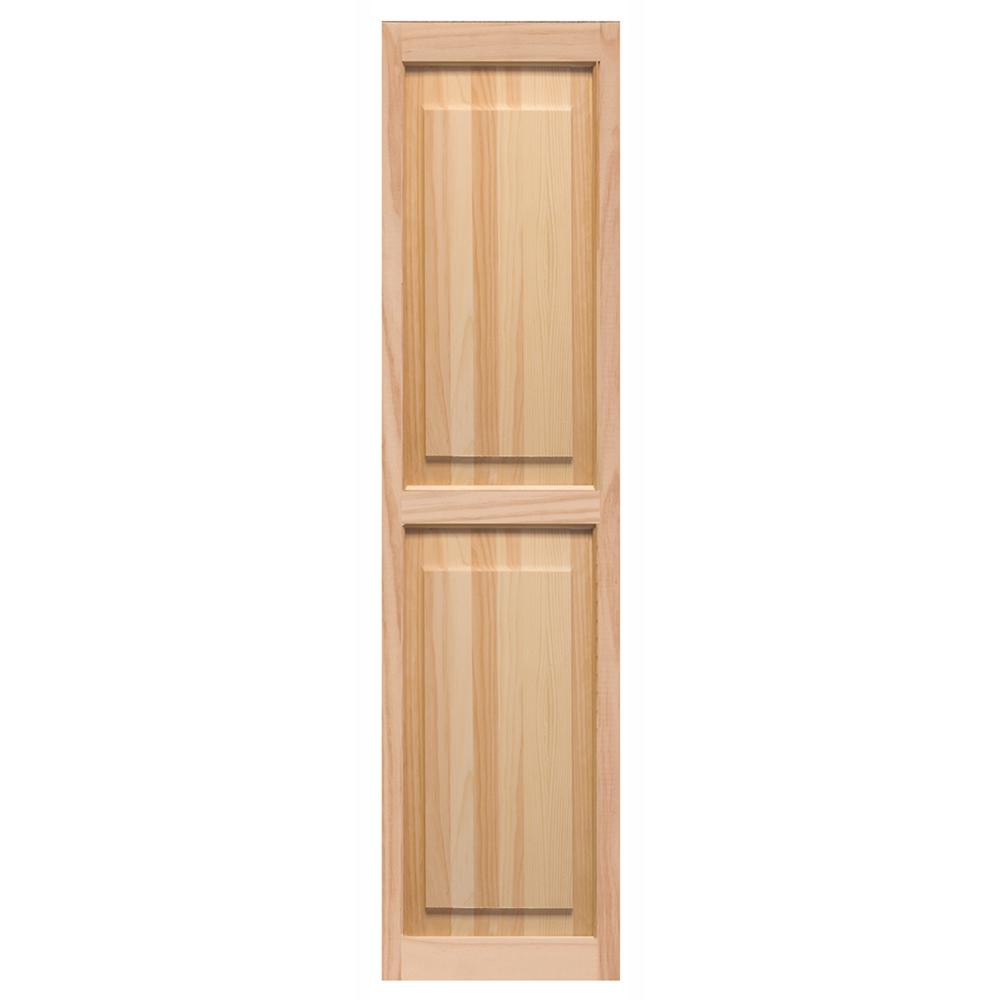 1 12 In Raised Panel Shutters Exterior The