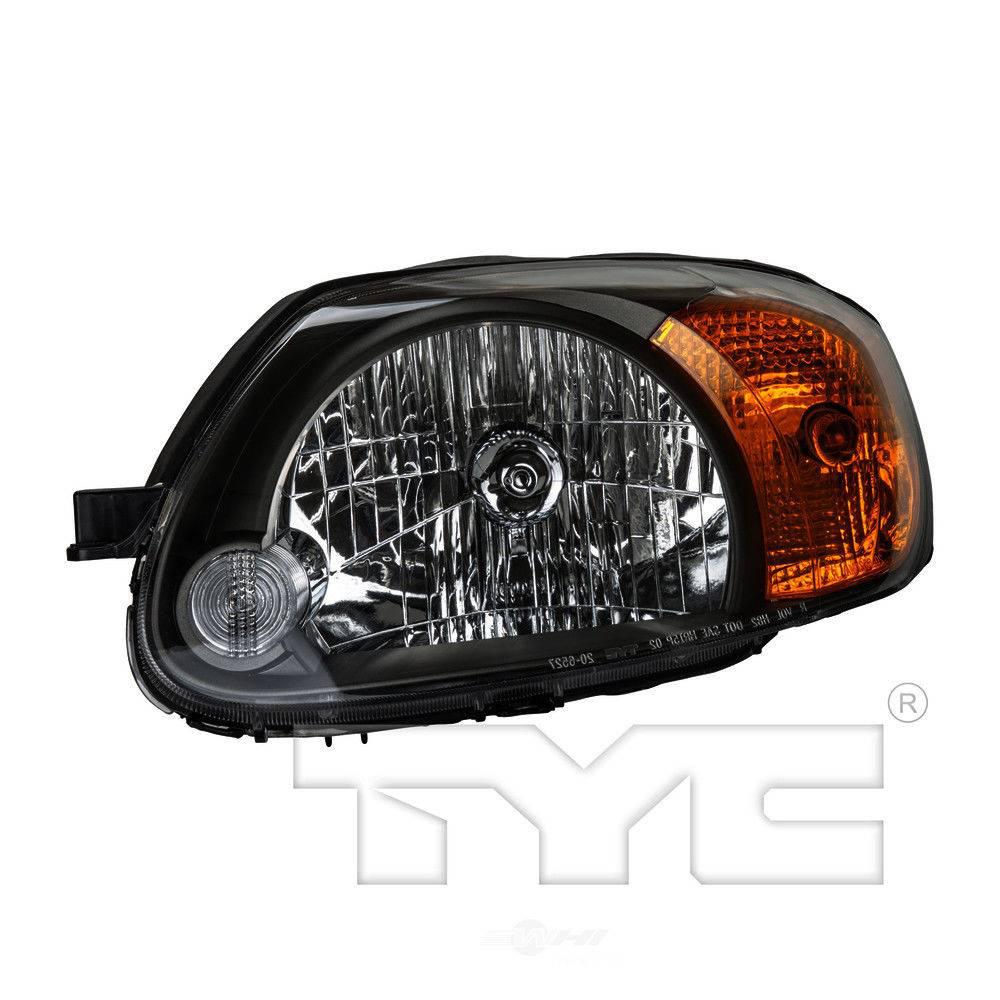 TYC Headlight Assembly 20032006 Hyundai Accent 1.6L206528001 The