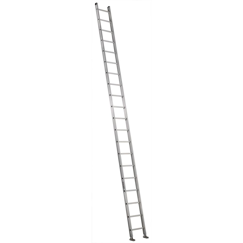 Louisville Ladder 20 ft. Aluminum Single Ladder with 300 lbs. Load