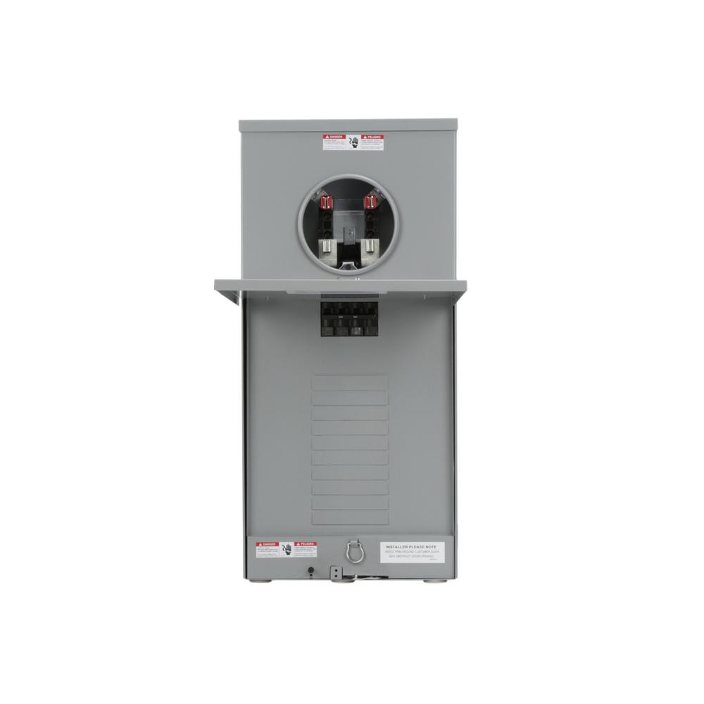 Siemens 200 Amp 20-Space 40-Circuit Overhead Surface Meter Combo Load