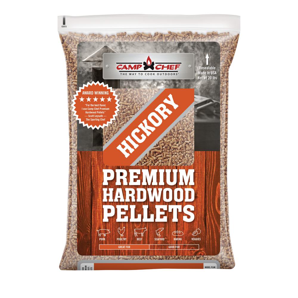 CookinPellets 40lb Premium Hickory Pellets - 100% Genuine Hardwood For Smokers & Grills