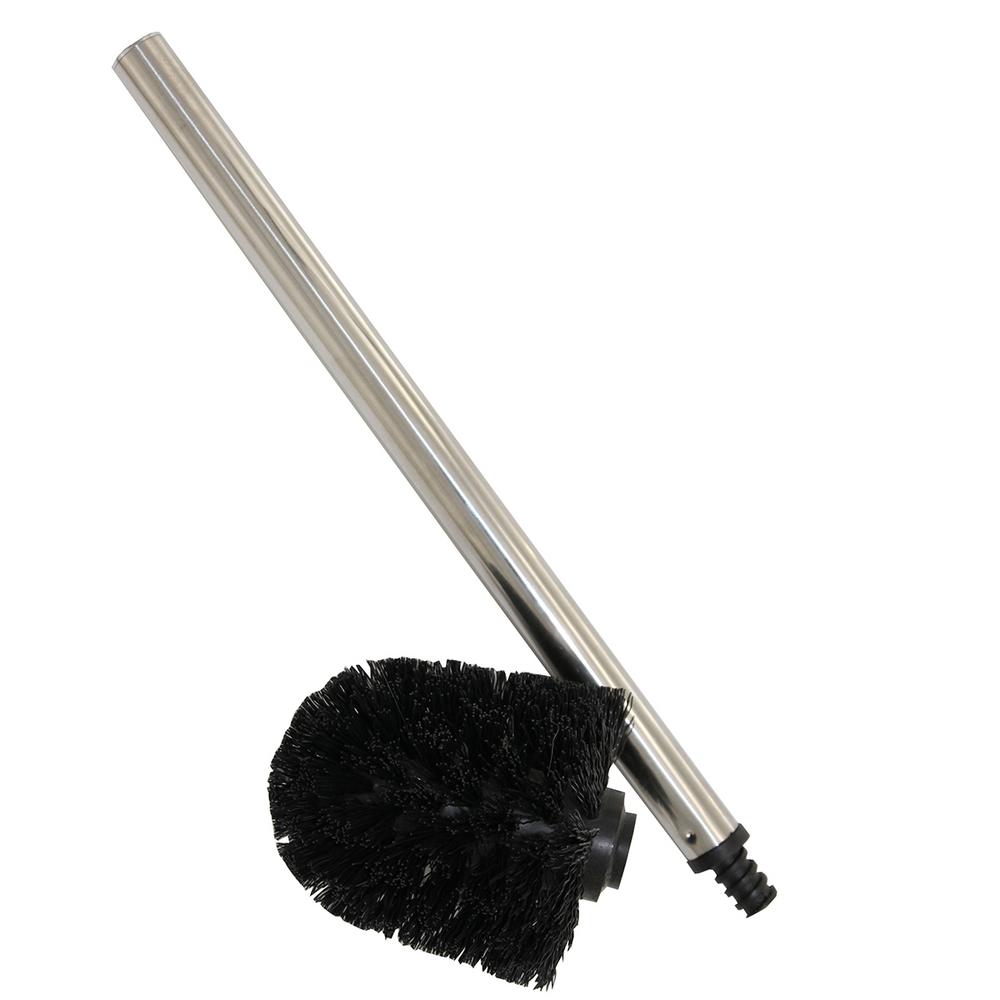 Replacement Stainless Steel Handle Bathroom Cleaning Toilet Brush Head Holder