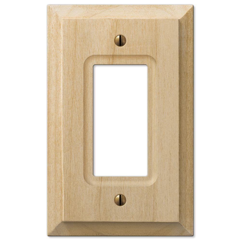 Wood Light Switch Plates Wall Plates The Home Depot