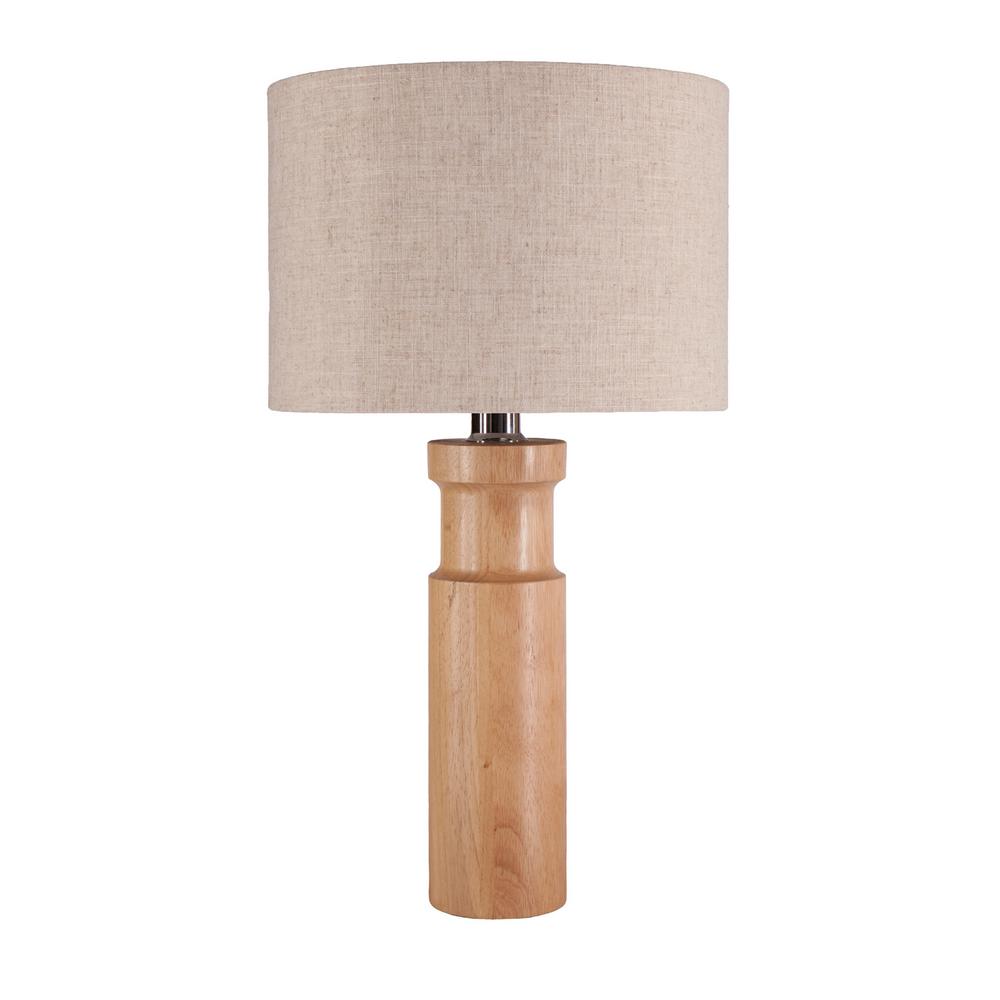 Jonas 26 5 In Bamboo Finish Table Lamp Hd88449 The Home Depot Bamboo Finish Table Lamp