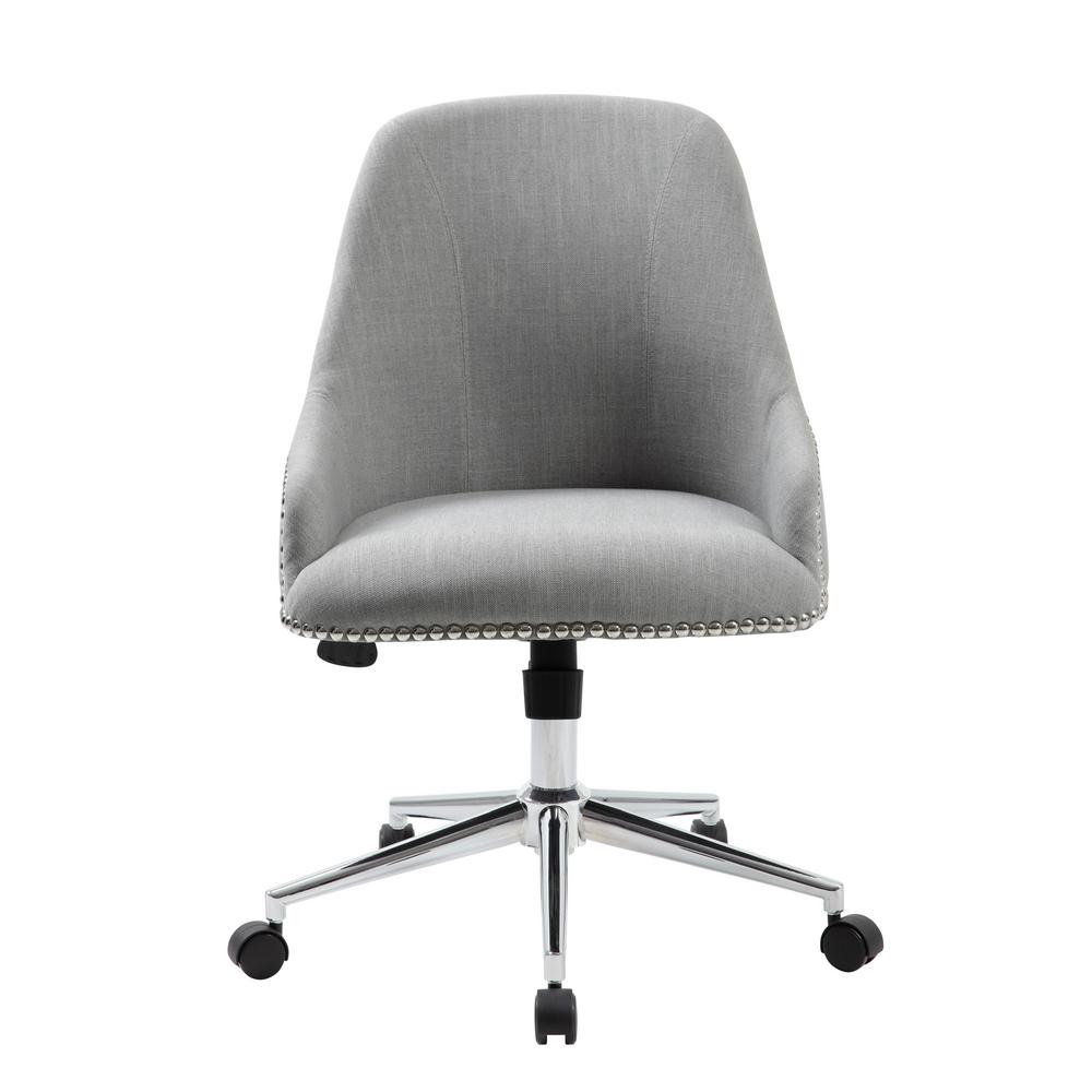 Boss Grey Carnegie Desk Chair B516c Gy The Home Depot