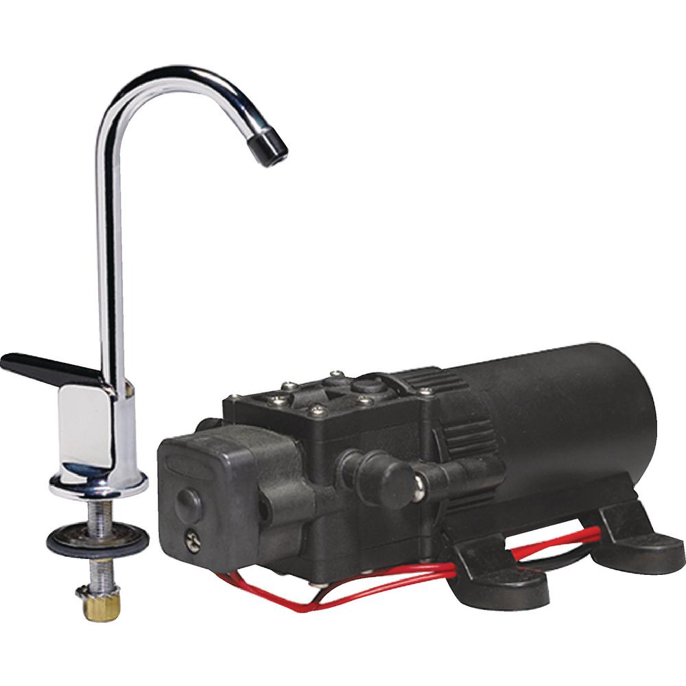 Fultyme Rv Rv Wps Water Pump And Faucet Combo 4216 The Home Depot