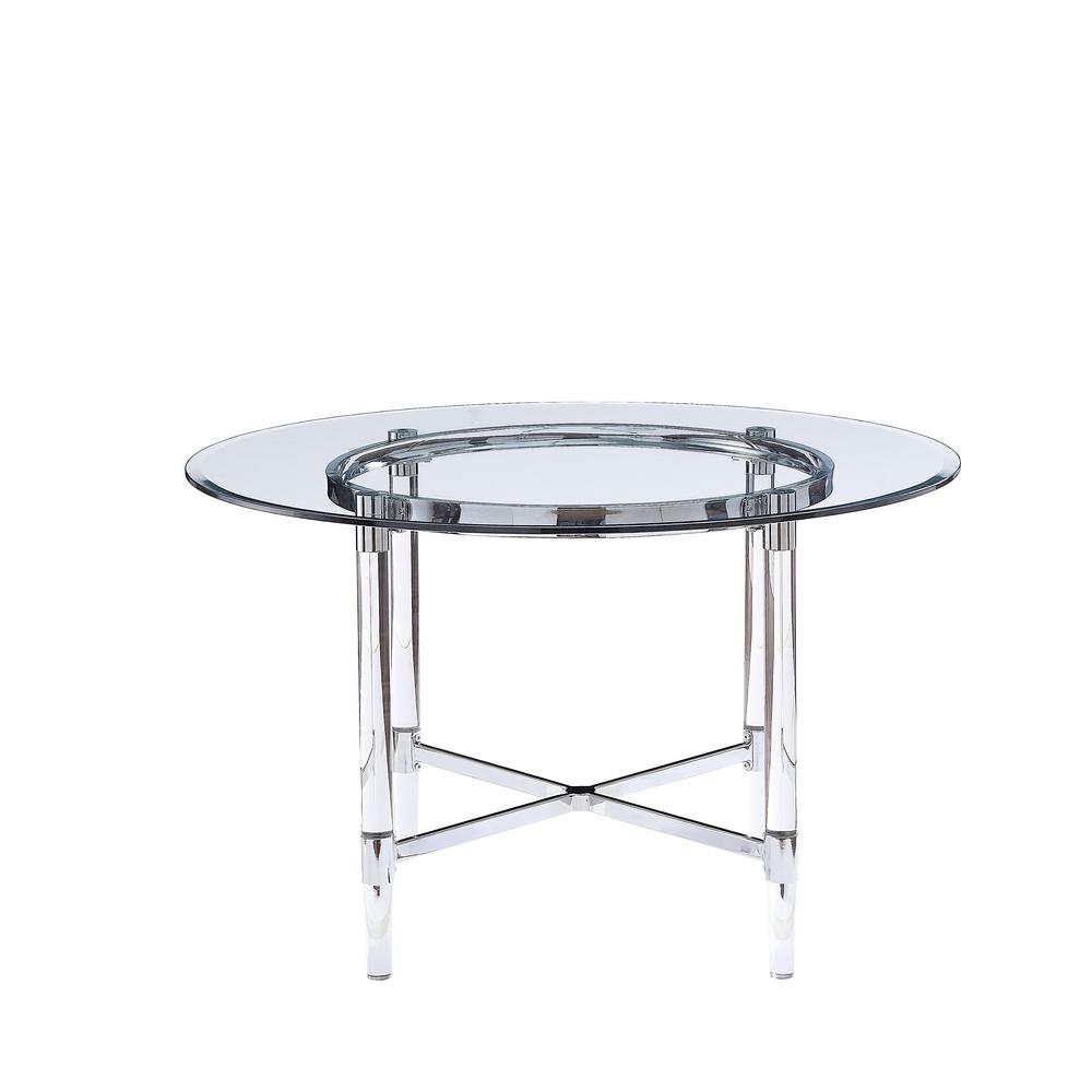 Flash Furniture Clear Chrome Dining Table Cga Ch 24206 Cl Hd Flash Furniture Clear Chrome Dining Table Cga Ch 24206 Cl Hd