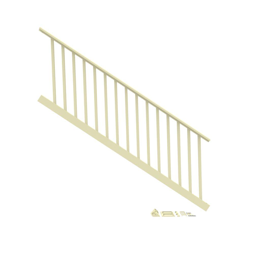 RDI 8 ft. x 36 in. H, 32Degree to 38Degree Stair Rail Kit 11/4 in