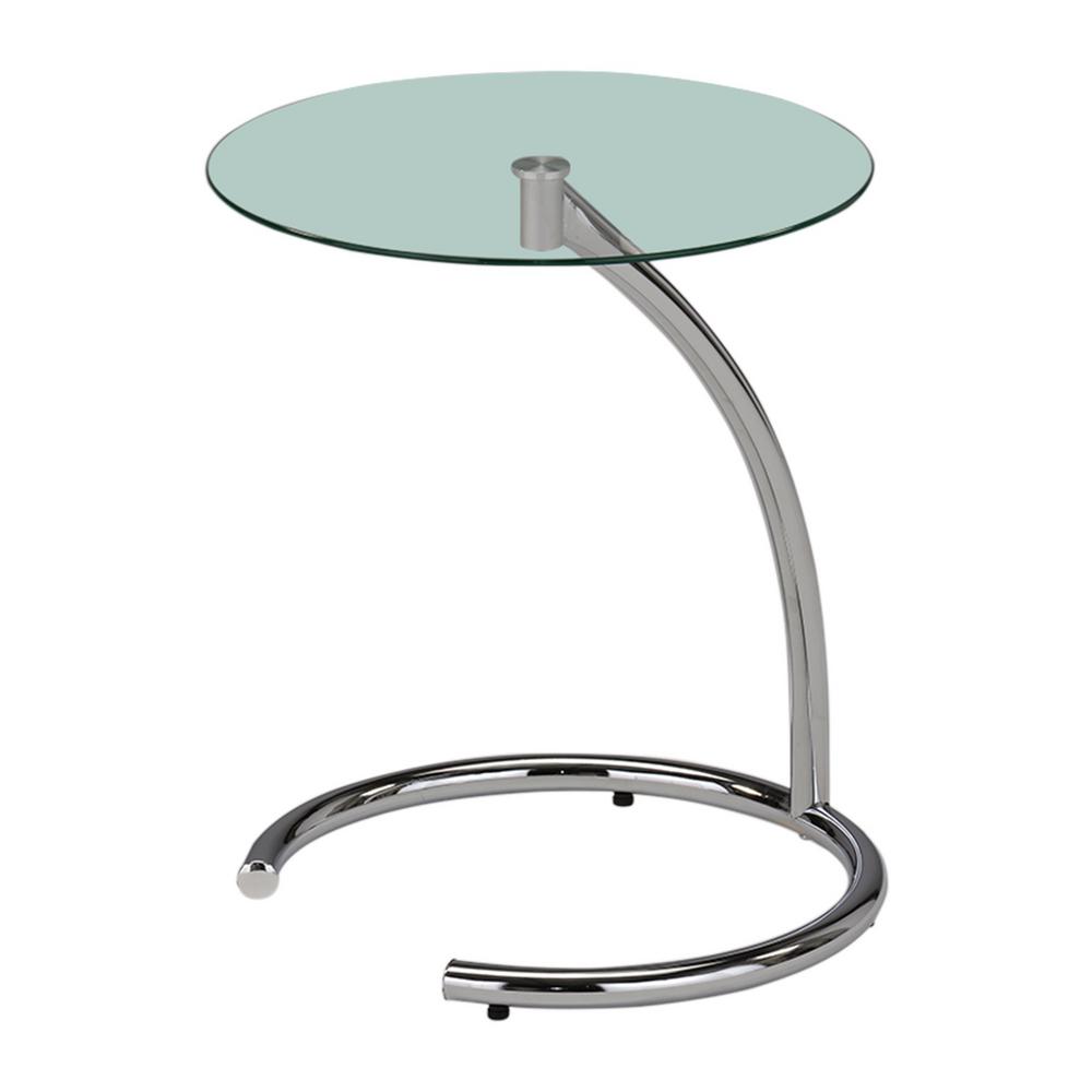 Kings Brand Furniture Modern Chrome And Glass End Table 8631 Rs The Home Depot - Kings Brand Furniture Contemporary Style Home Office Desk White Chrome Kings Brand Furniture Modern Chrome And Glass End Table 8631 Rs The Home Depot - Kings Brand Furniture Contemporary Style Home Office Desk White Chrome