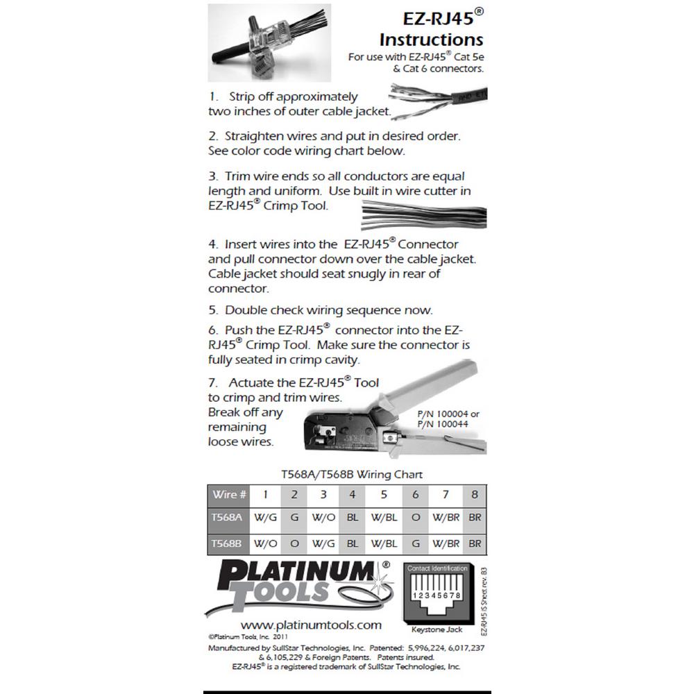 Stripping And Crimping Instructions For Cat5 Stanley Supply Services