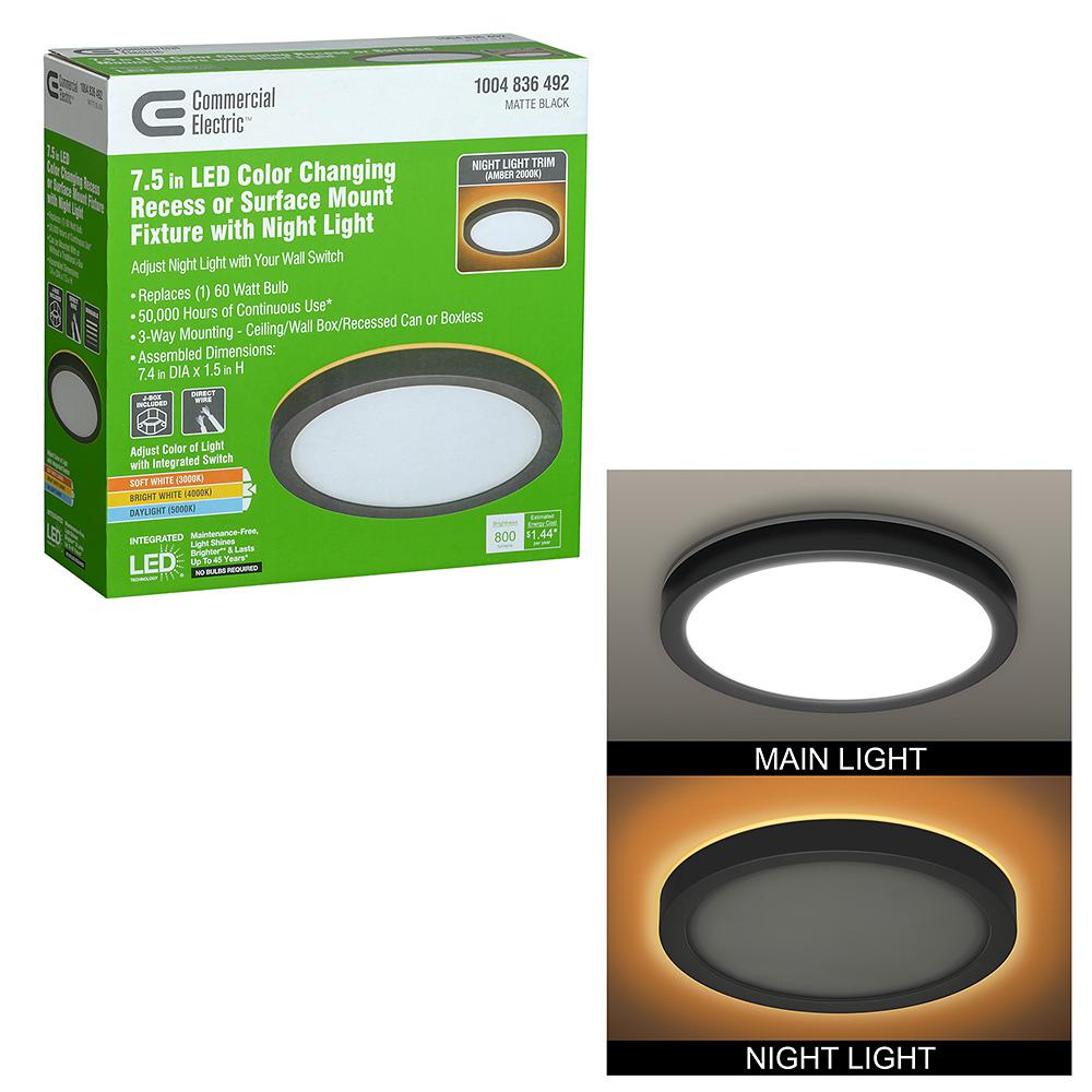 Commercial Electric 4 in. Color Selectable CCT Integrated LED Recessed