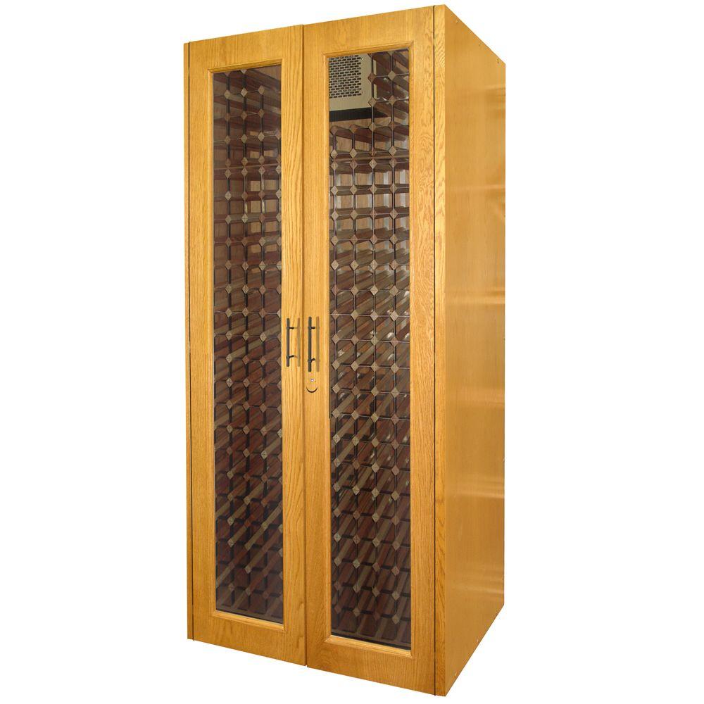 Vinotemp 458Bottle Decorative Wine Cellar in White WashVINO700G