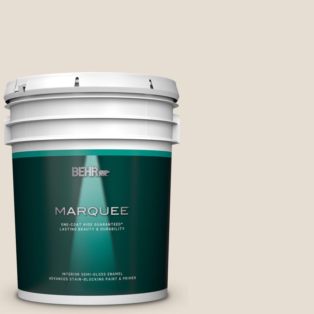 BEHR MARQUEE 5 gal. 750C2 Hazelnut Cream SemiGloss BEHR MARQUEE 5 gal. 750C2 Hazelnut Cream SemiGloss