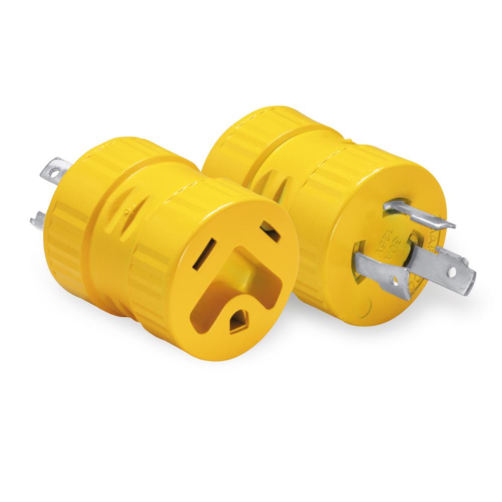 ParkPower 30 Amp/125-Volt 3-Prong Male to RV 30 Amp/125-Volt Female RV Outlet... by ParkPower