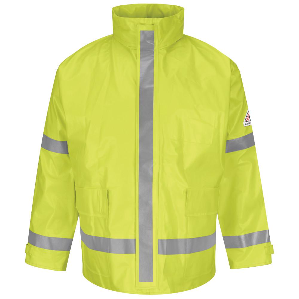 yellow work jacket