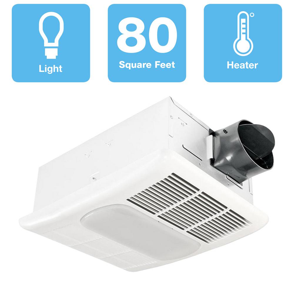 Delta Breez Radiance Series 80 Cfm Ceiling Bathroom Exhaust Fan