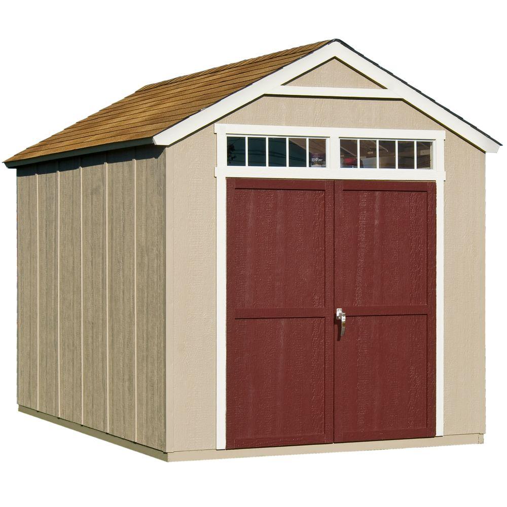 US Leisure 10 ft. x 8 ft. Keter Stronghold Resin Storage Shed ...