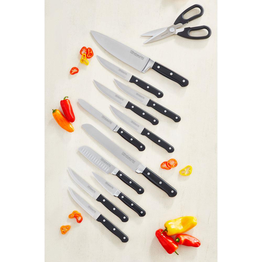 Kitchenaid Triple Rivet 14 Piece Knife Set Kkftr14sl The Home Depot