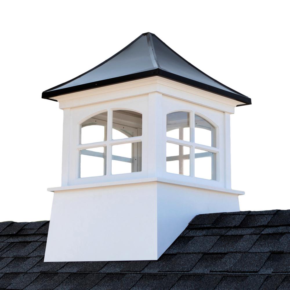Good Directions 30 in. x 30 in. x 45 in. H Square Vinyl Cupola with