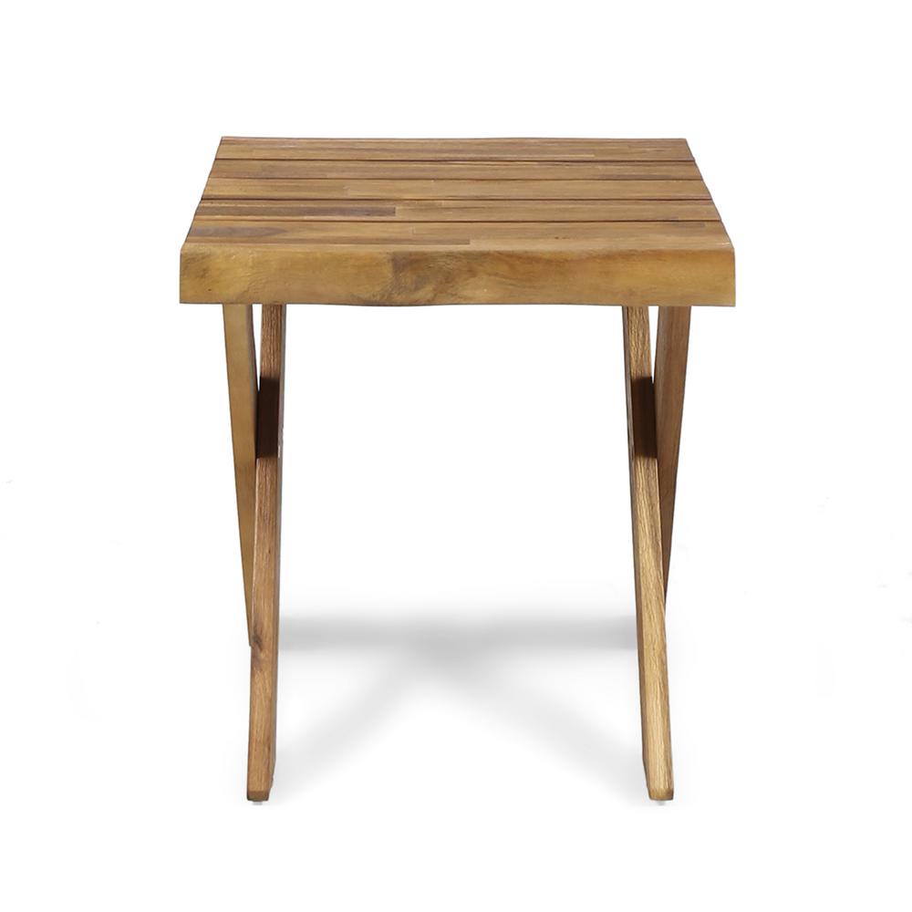 Le House Esmeralda Farmhouse Teak Brown Acacia Wood Indoor Side Le House Esmeralda Farmhouse Teak Brown Acacia Wood Indoor Side Table