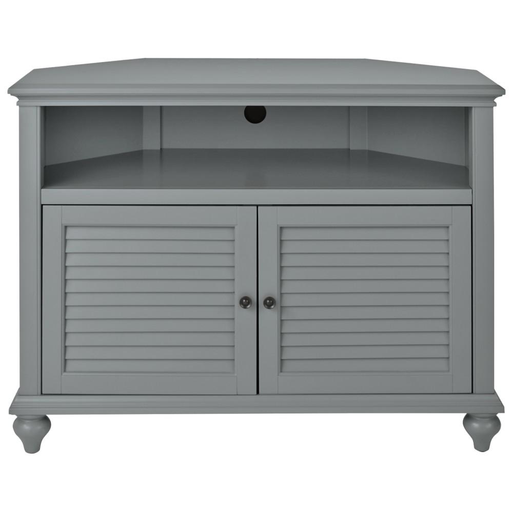 Home Decorators Collection Hamilton 31 In H Grey Highboy Corner Tv H Grey Highboy Corner Tv Stand