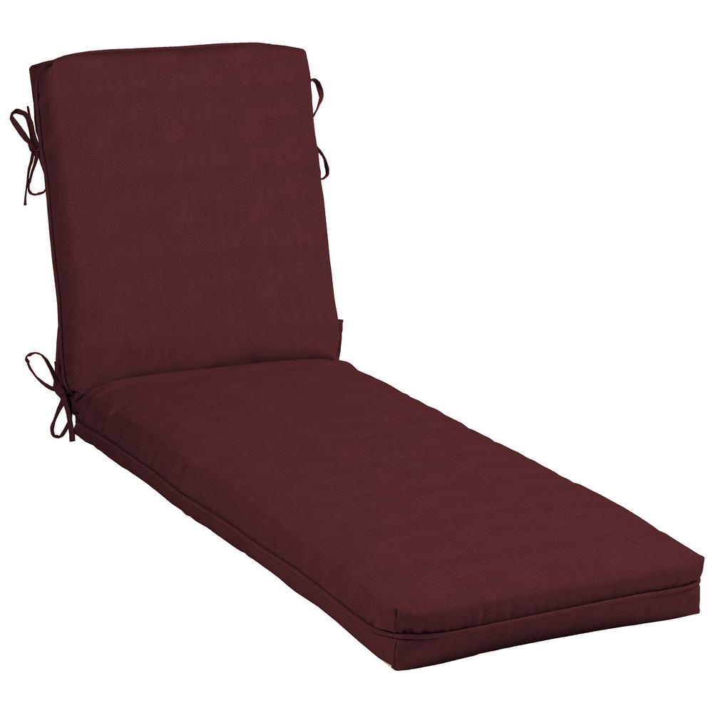 Hampton Bay 21 In Wide Chaise Lounge Cushions Home Decor The Chaise Lounge Cushion 7 21