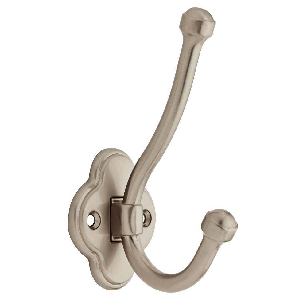 Liberty 113/16 in. Satin Nickel Single Wall Hook (2Pack)B591032SNC