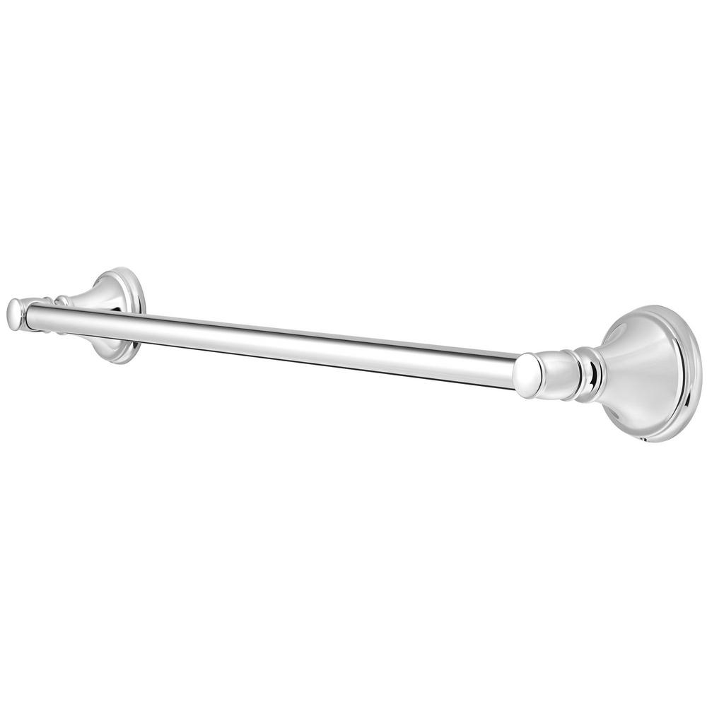Pfister Towel Bars Bathroom Hardware The Home Depot Northcott 18 In Towel Bar Polished Chrome