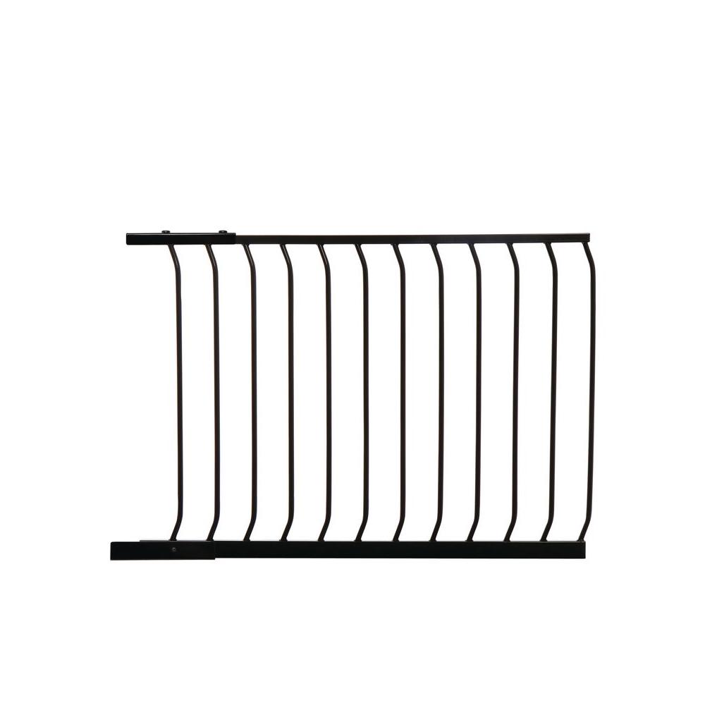 Dreambaby 39 in. Gate Extension for Black Chelsea Standard Height Child Safety GateF835B The
