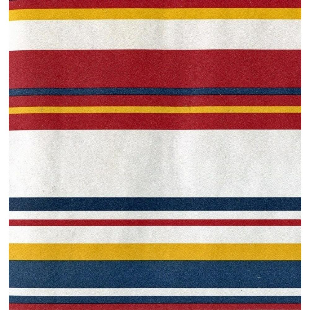Dundee Deco Falkirk Brin Red White Blue Yellow Stripes