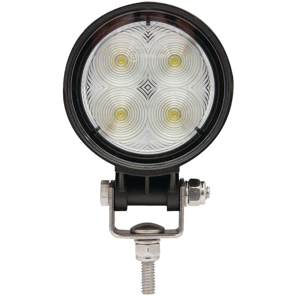FulTyme RV 12Volt/24Volt Round LED Flood Beam Work Light1175 The
