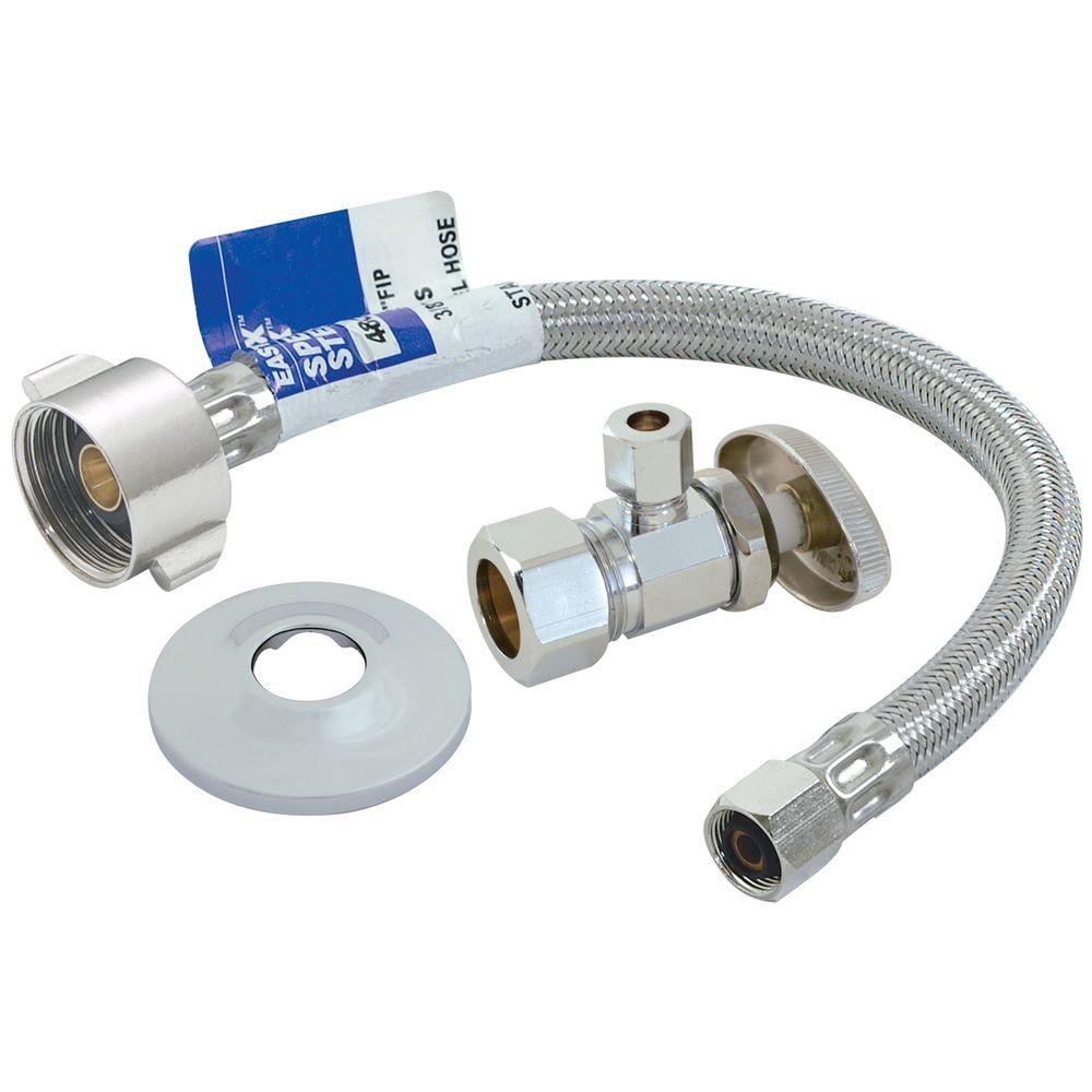 Toilet Connector Eastman Shut Off Valves Supply Lines 1 3 8 In X 7 12