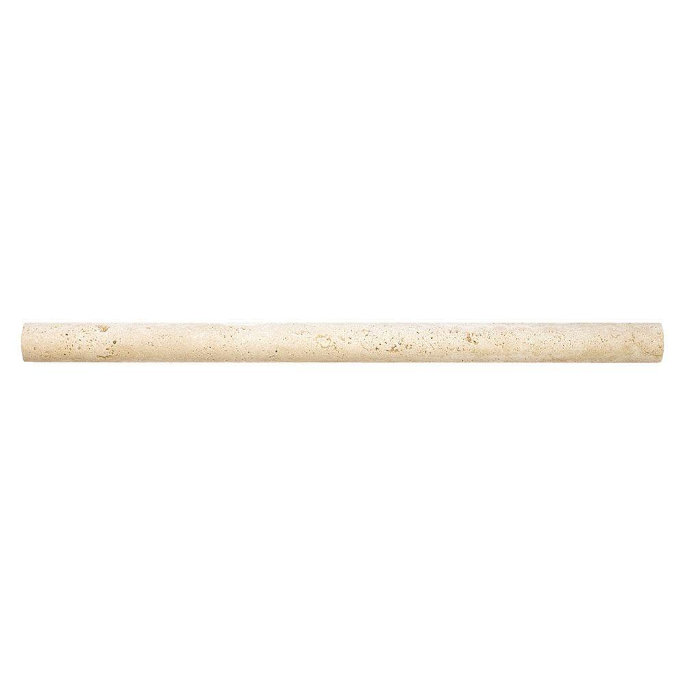 Light Travertine 0 75 In X 12 19 Mm Dome Trim
