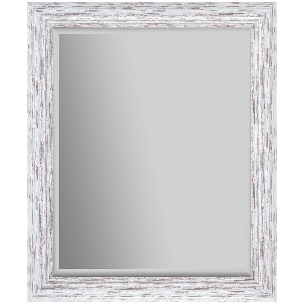 Pinnacle 24 In X 30 Scoop Framed Beveled Rectangular White Scoop Framed Beveled Rectangular White
