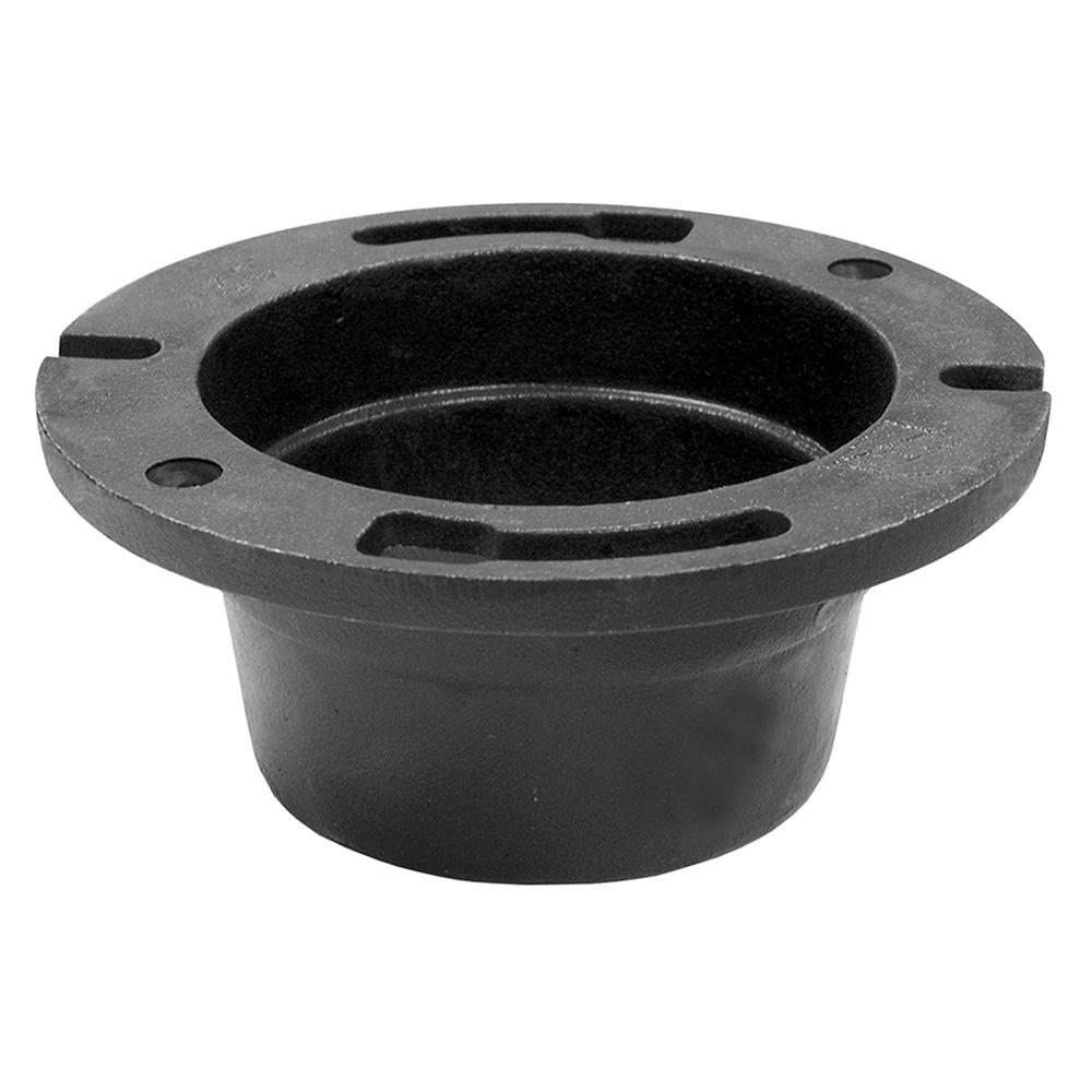 JONES STEPHENS 4 in. x 2 in. Inside Caulk Cast Iron Water Closet Flange
