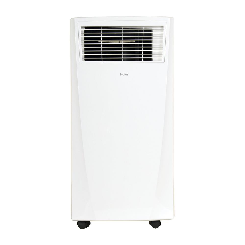 UPC 688057407401 product image for Haier 8,000 BTU (8,000 BTU, DOE) Portable Air Conditioner with Dehumidifier in W | upcitemdb.com