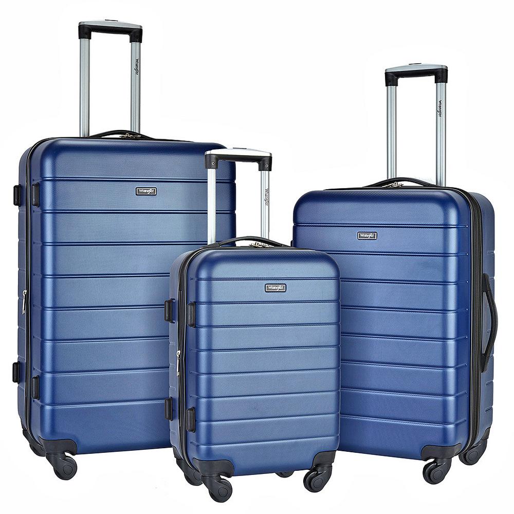 Wrangler 3-Piece Hardside Vertical Luggage Collection-WR-20203-3C-EX ...