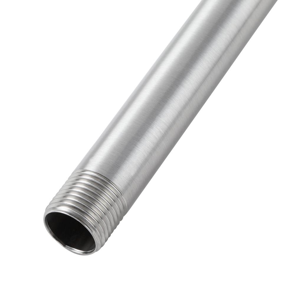 Glacier Bay 12 In Raincan Shower Arm And Brushed Nickel 3075 508 The Home Depot - 12 Inch Brushed Nickel Shower Arm Glacier Bay 12 In Raincan Shower Arm And Brushed Nickel 3075 508 The Home Depot - 12 Inch Brushed Nickel Shower Arm