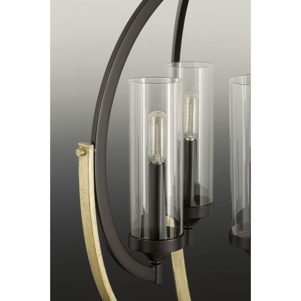 Progress Lighting Evoke Collection 5 Light Antique Bronze Chandelier Progress Lighting Evoke Collection 5 Light Antique Bronze Chandelier