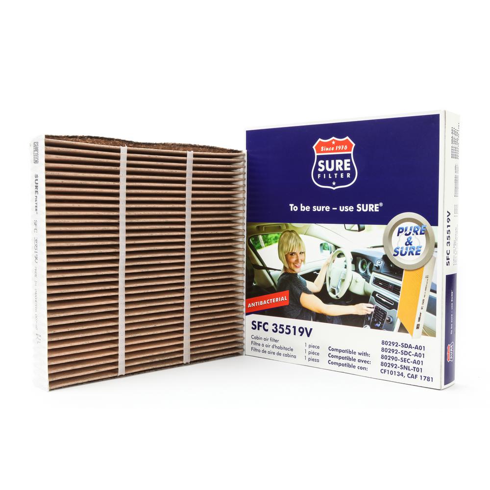 Sure Filter Replacement Antibacterial Cabin Air Filter for Wix 24815