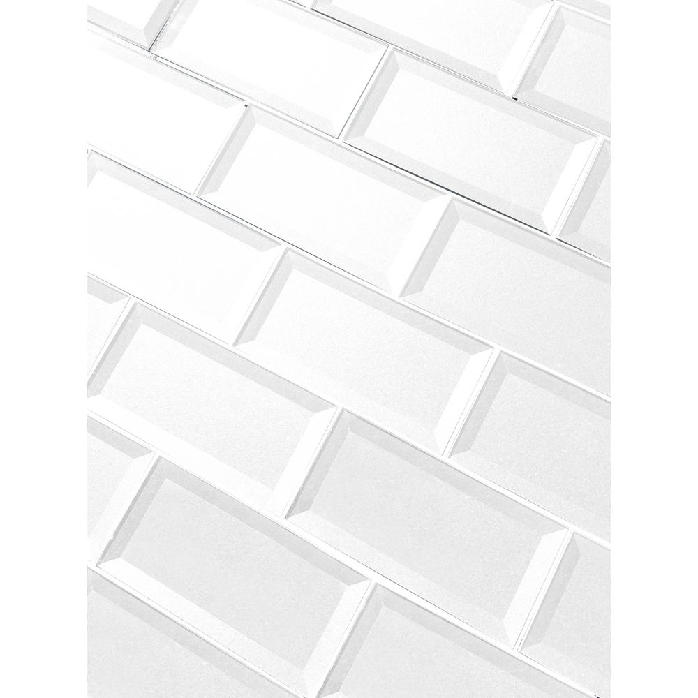 Abolos Secret Dimensions 3 In X 6 White Gl Beveled L Abolos Secret Dimensions 3 In X 6 White Gl Beveled L And