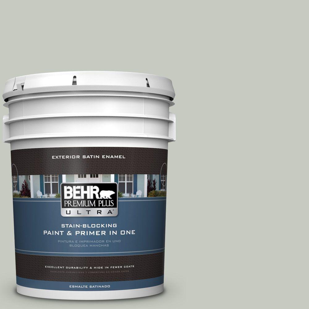 BEHR Premium Plus Ultra 5gal. PPL80 Dynasty Celadon Satin Enamel