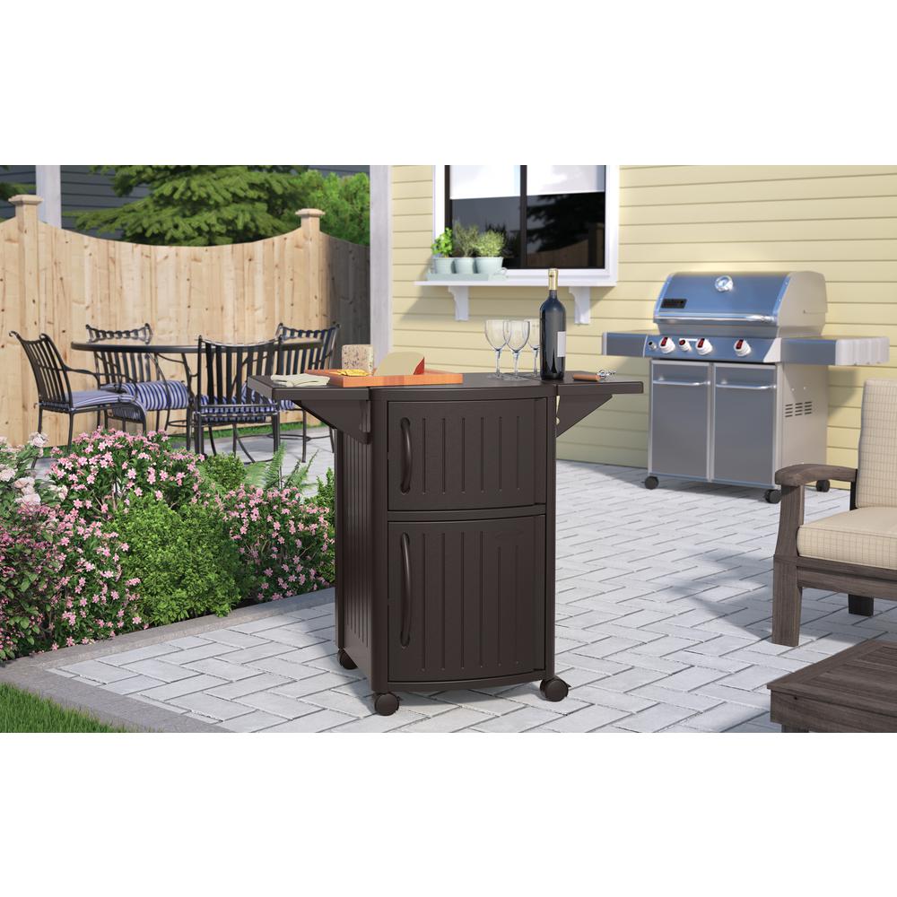 Suncast Serving Station Patio Cabinet Dcp2000jd The Home Depot