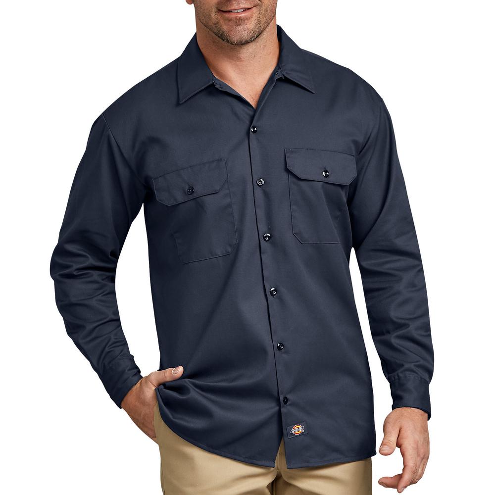 Dickies Mens Long Sleeve Regular Fit Icon Tee