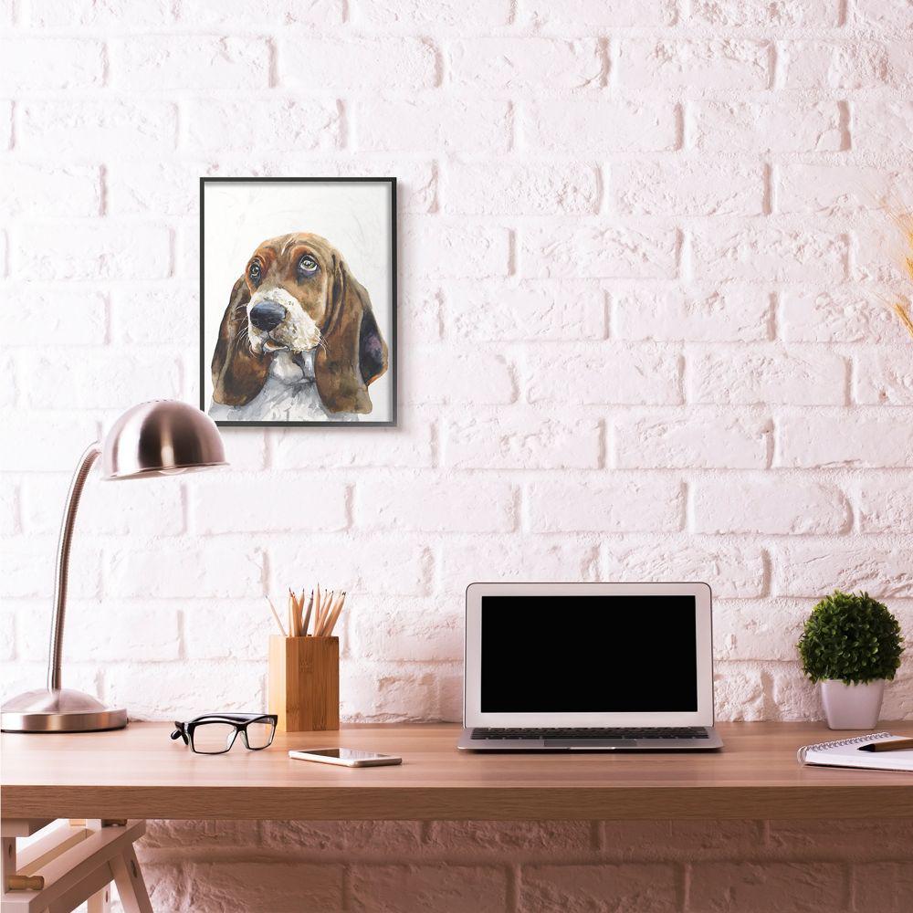 basset hound canvas art