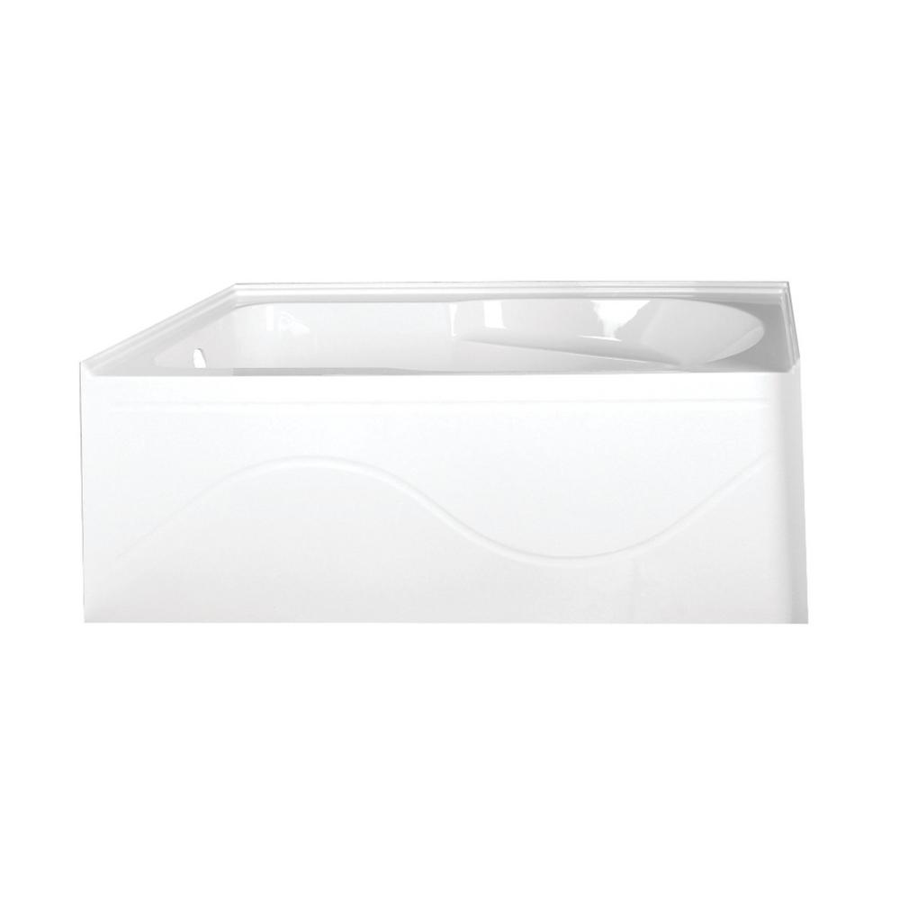 Kingston Brass Aqua Eden Margaret 60 In Acrylic Left Hand Drain Rectangular Alcove Bathtub White Hhvtap603022l The Home Depot - Sparta 60 X 30 Alcove Soaking Bathtub Kingston Brass Aqua Eden Margaret 60 In Acrylic Left Hand Drain Rectangular Alcove Bathtub White Hhvtap603022l The Home Depot - Sparta 60 X 30 Alcove Soaking Bathtub