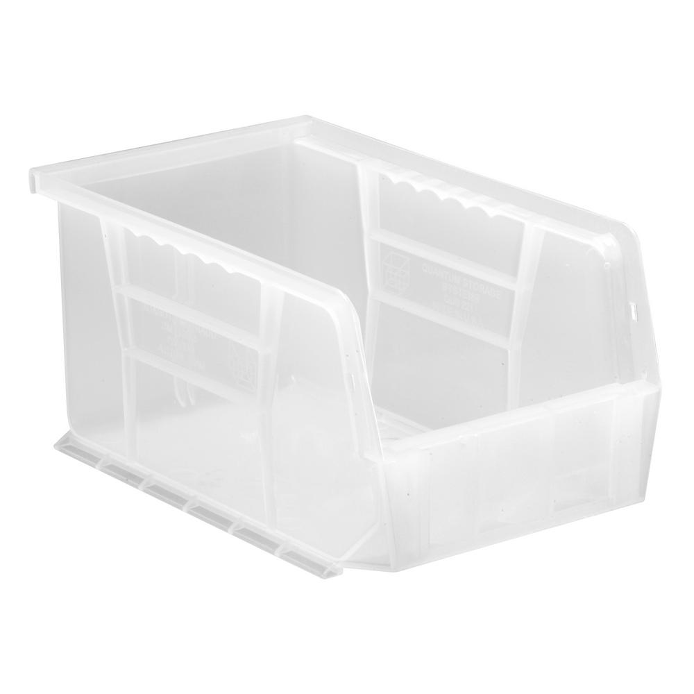 clear stack storage bins