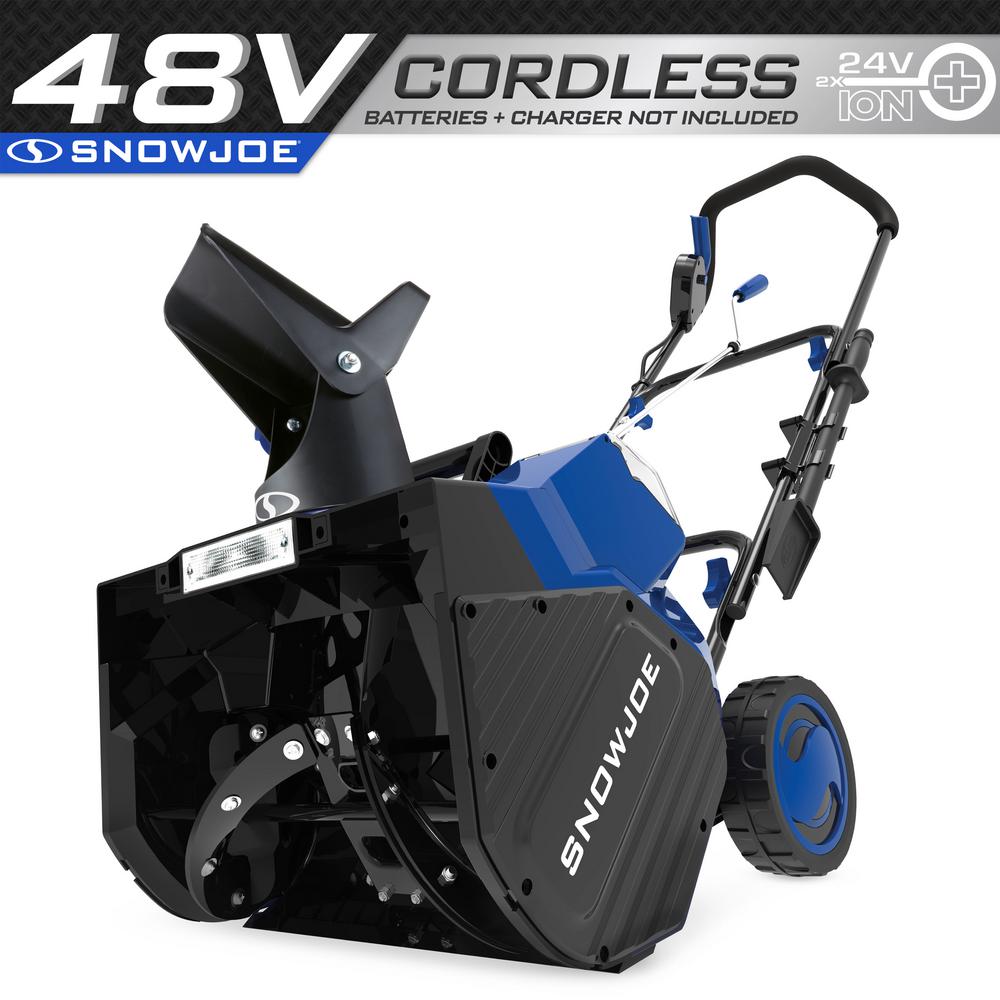 Snow Joe 18 in. 48-Volt Single-Stage Cordless Electric Snow Blower  Tool-Only