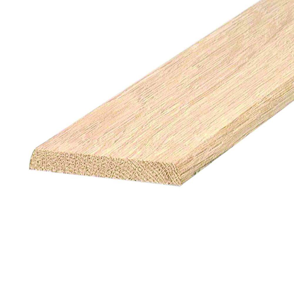 MD Building Products Flat Top 3 in. x 72 in. Unfinished Hardwood